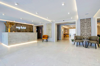 Lobby, Hôtel My Hotel