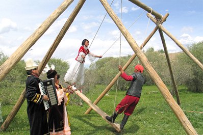 Village Kotchkor, Voyage au Kirghizistan