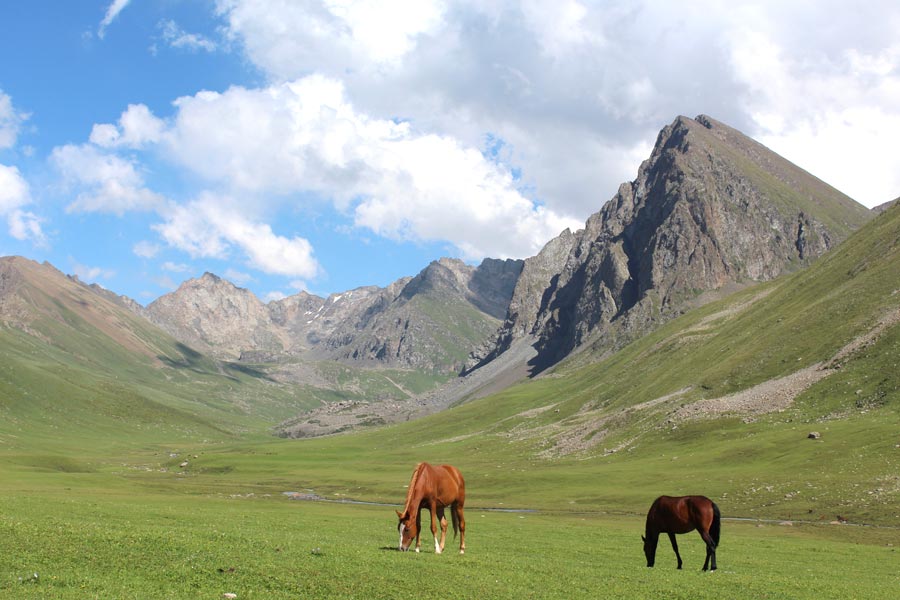 горы киргизии