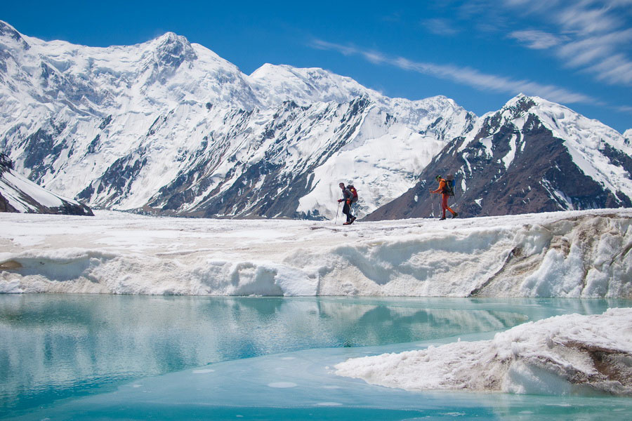 Glaciers du Kirghizstan