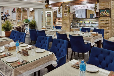 Зал, Ресторан Юса