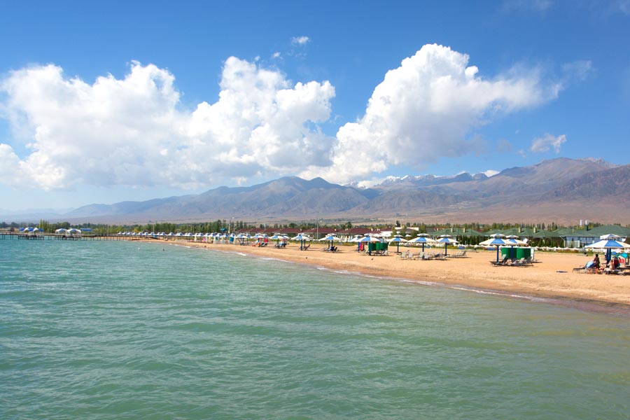 Landmarks and Attractions of  Kyrgyzstan, Issyk-Kul Lake