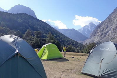 Ak-Suu Base Camp