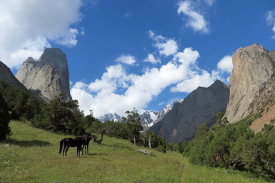 Asan-Usen Peak and Yellow Wall