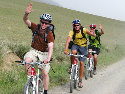 Le circuit à vélo au Kirghizistan