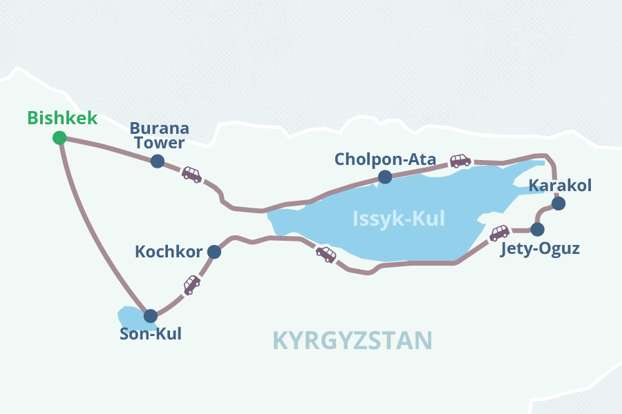 Групповой тур по Кыргызстану 2023