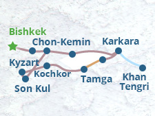Tour map