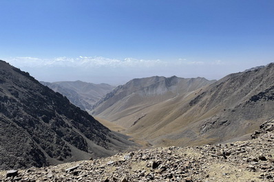 View from Dzhyptyk pass