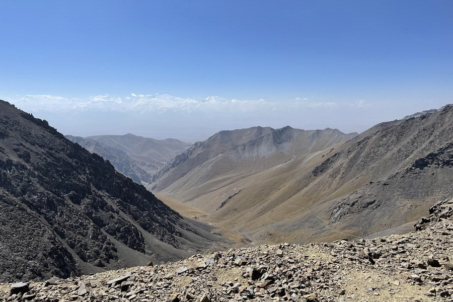 View from Dzhyptyk pass