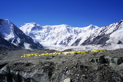 South Inylchek Base Camp