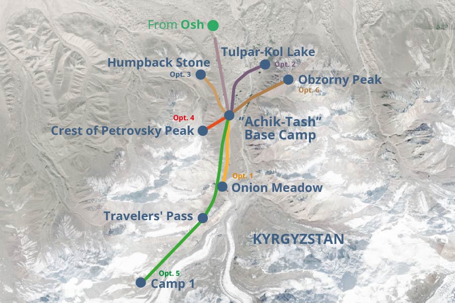 Trekking Tour to Achik-Tash Base Camp
