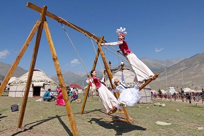 Festival Folklorique au Kirghizistan