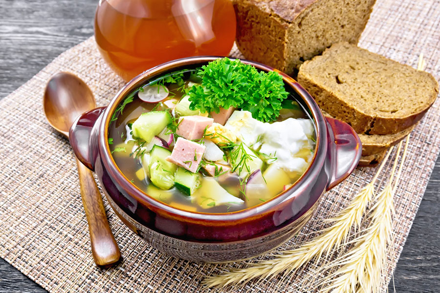 Russian Soups: Okroshka