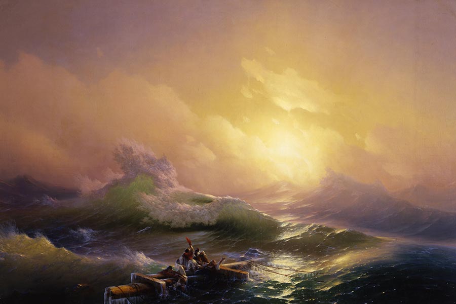 “La Neuvième Vague”, I. K. Ayvazovsky