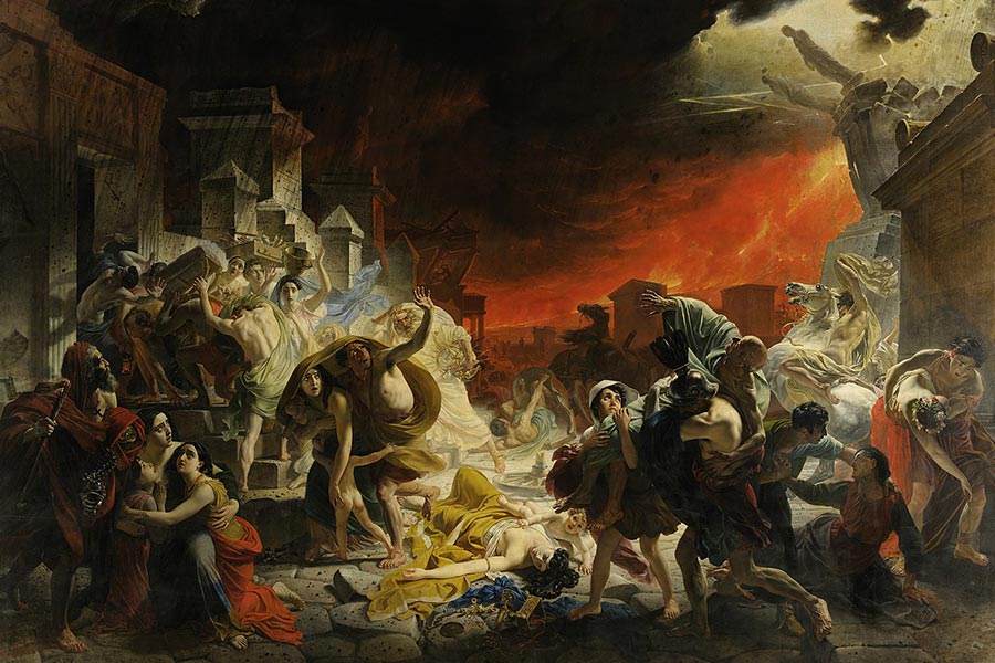 “The Last Day of Pompeii” , K.P. Briullov