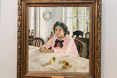 «Девочка с персиками», В.А. Серов