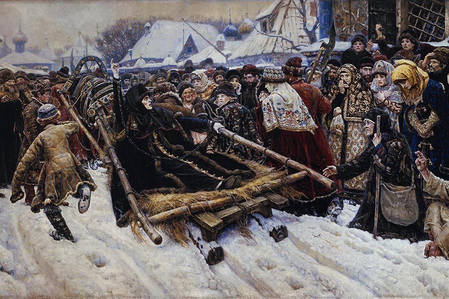 “Boyarina Morozova”, V.I. Surikov