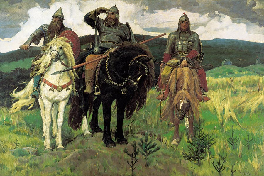 “Les Bogatyrs”, V. M. Vasnetsov