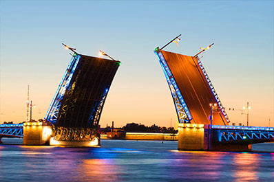 Festival de Noches Blancas en San Petersburgo