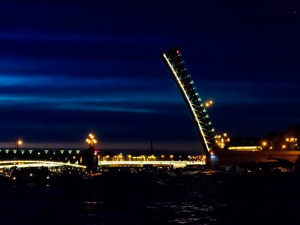 Night Boat Trip along St. Petersburg’s Rivers and Canals