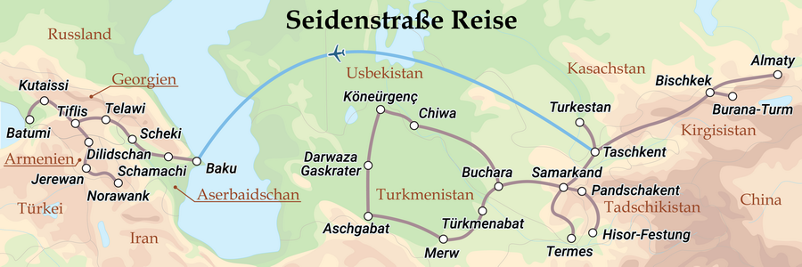 Seidenstraße Reise