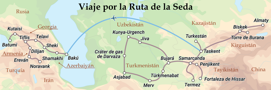 Viaje por la Ruta de la Seda