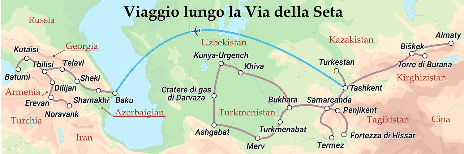 Viaggi lungo la Via della seta