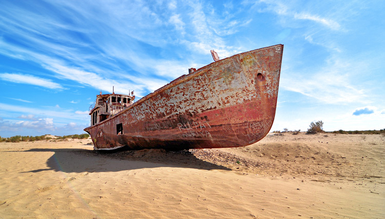 Circuit vers la Mer d`Aral