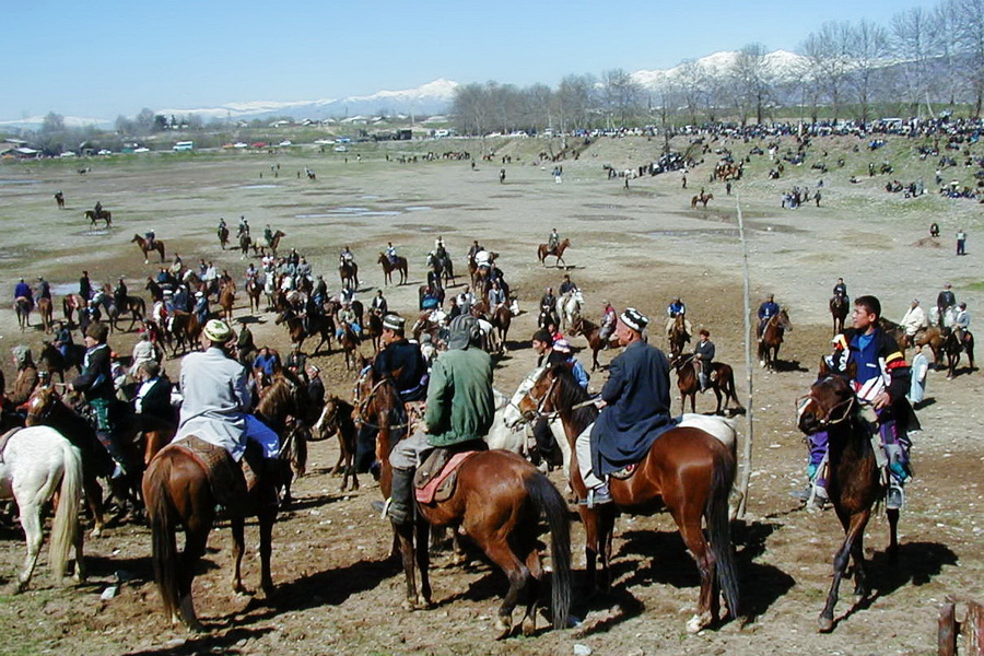 Buzkashi in Tajikistan