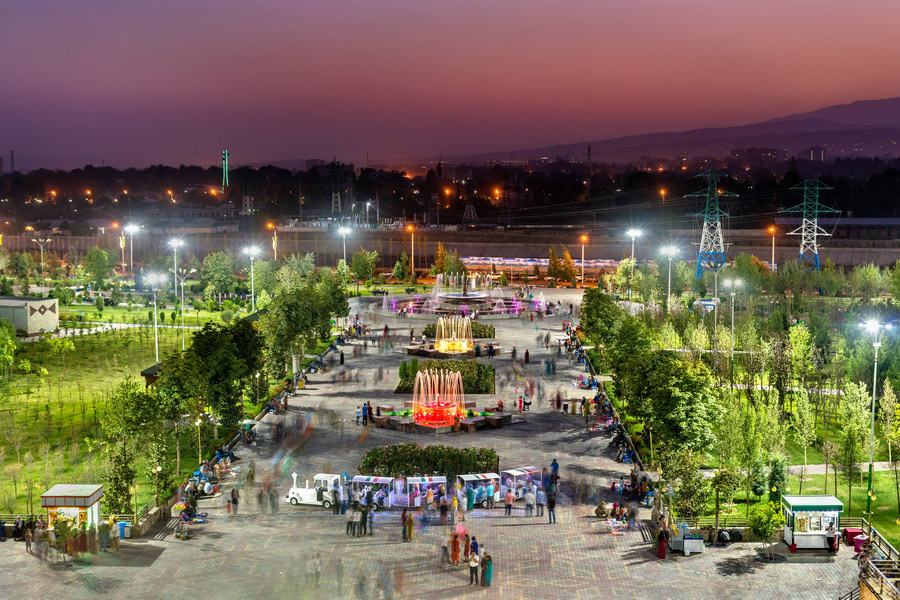 Park in the Centre of Dushanbe