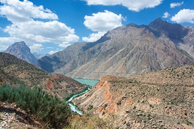 Lago Iskanderkul, Tayikistán