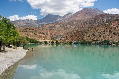 Lago Iskanderkul, Tayikistán