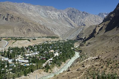 River Gunt, Khorog