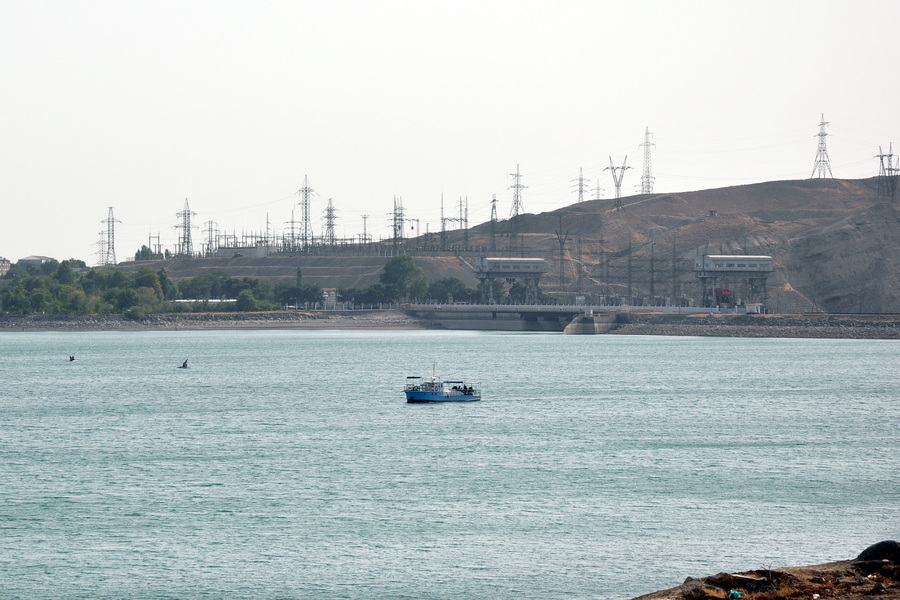 Kayrakkum Reservoir near Khujad