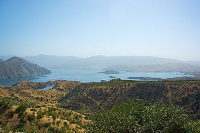 Nurek Reservoir, Tajikistan