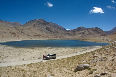 Безымянное озеро на Памире, Таджикистан