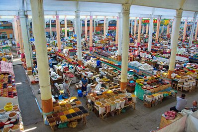 Mercado Panjshanbe en Juyand (Khujand), Guía para Viajar a Tayikistán
