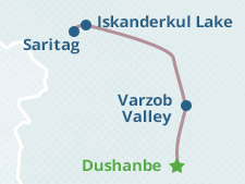 Тур на озеро Искандеркуль и ущелье Варзоб