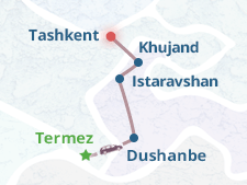 Tour map