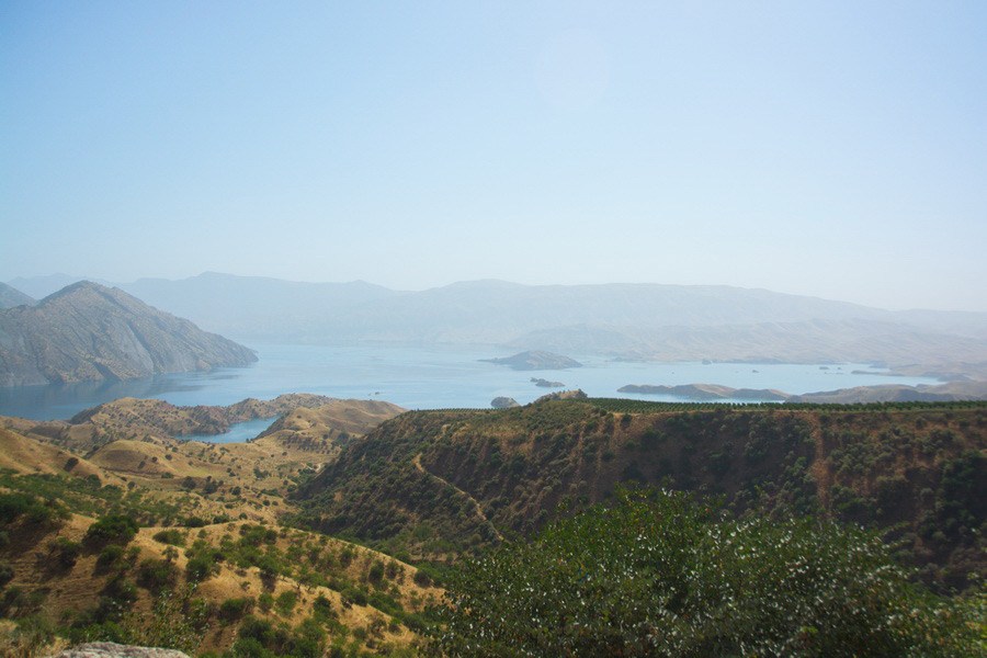 Nurek reservoir