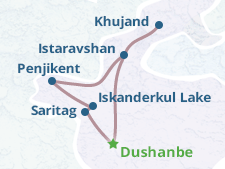 Mapa del itinerario