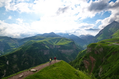 View of Greater Caucasus Range in Gudauri, Georgia, Caucasus
