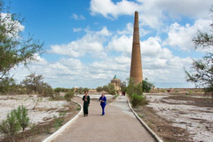 Kunya-Urgench, Turkmenistán, Ruta de la Seda