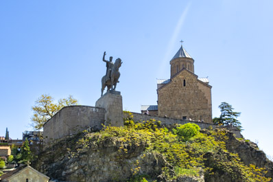 Metekhi Temple, Tbilisi, Georgia