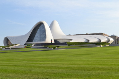 Centro Heydar Aliyev, Bakú, Azerbaiyán