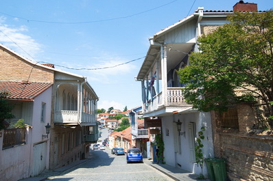 Calles de Sighnaghi, Georgia