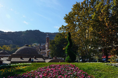 Barrio de los baños sulfurosos, Tiflis, Georgia