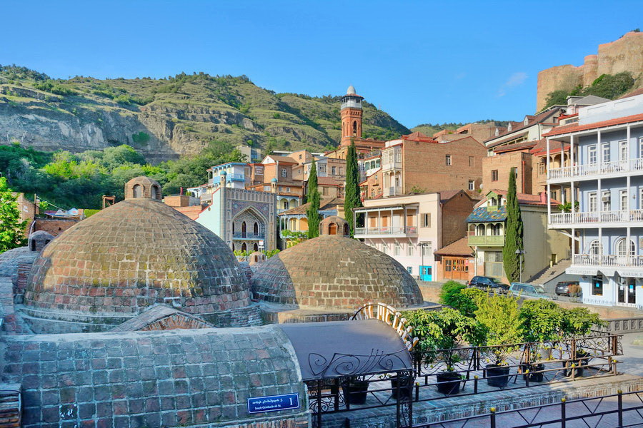 Baños sulfurosos de Tiflis, Georgia