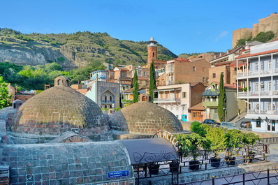 Baños sulfurosos de Tiflis, Georgia