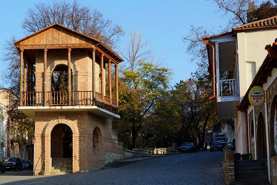 Calles de Sighnaghi, Georgia